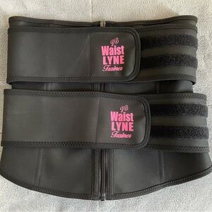 Brand new Black Waist Trainer with Pink Logo from waist lyne
